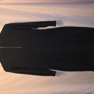 Tommy Bahama Black Knit Sweater Dress Long Sleeve Womens Size Medium